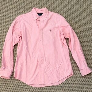 Polo by Ralph Lauren Light Pink Button-Down Oxford Shirt